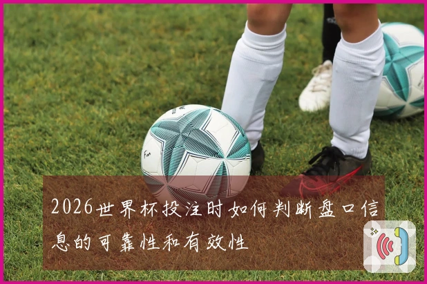 2026世界杯投注时如何判断盘口信息的可靠性和有效性